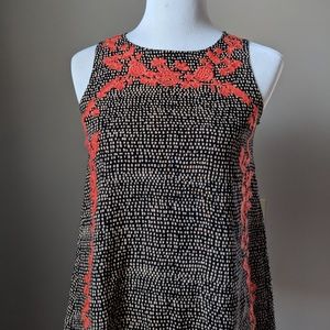 Embroidered tank